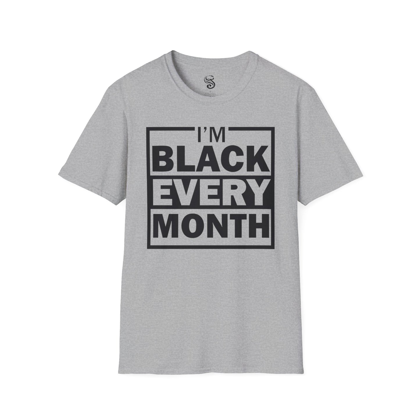 "Black Every Month" Unisex Soft-Style T-Shirt