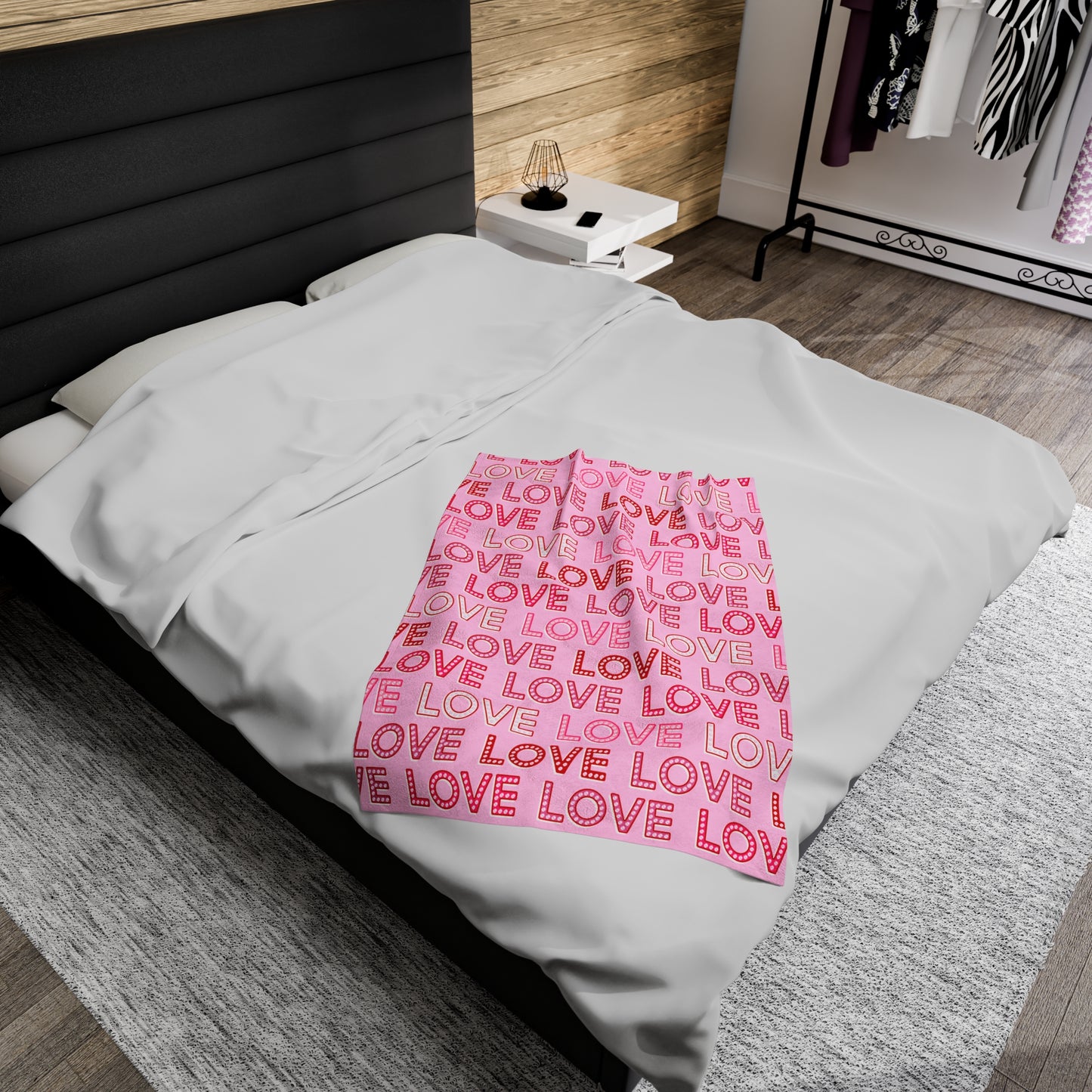 Love Velveteen Plush Blanket