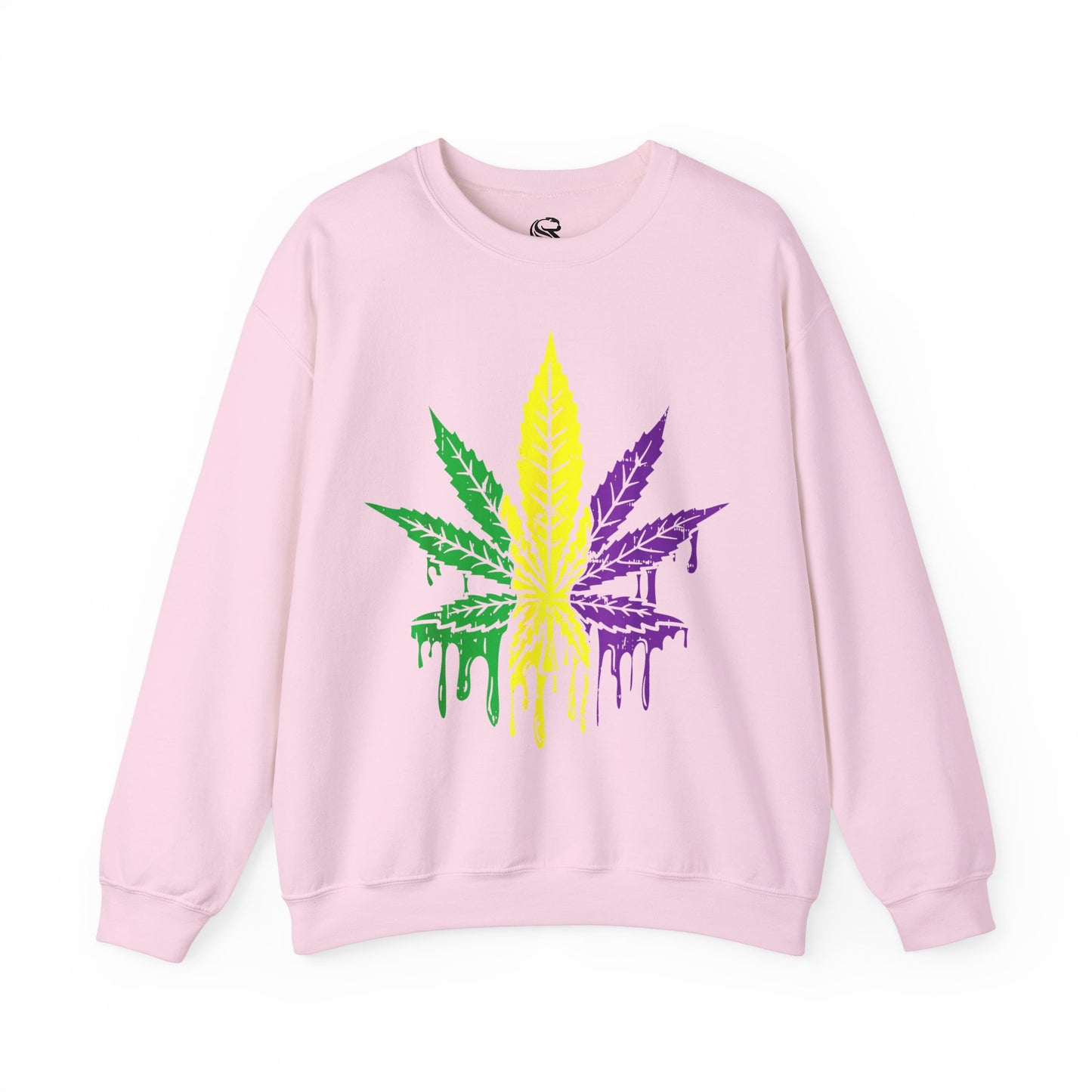 Plant Mardi Gras Unisex Heavy Blend Crewneck Sweatshirt