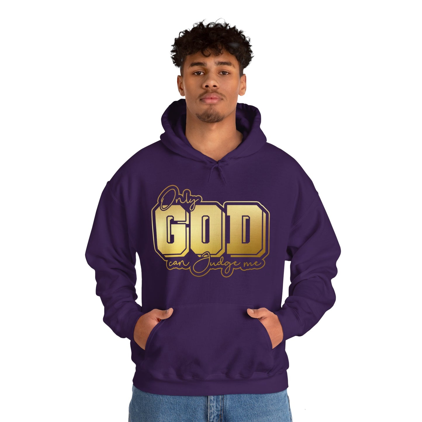 "Only God Can Judge Me" Unisex Heavy Blend Hoodie