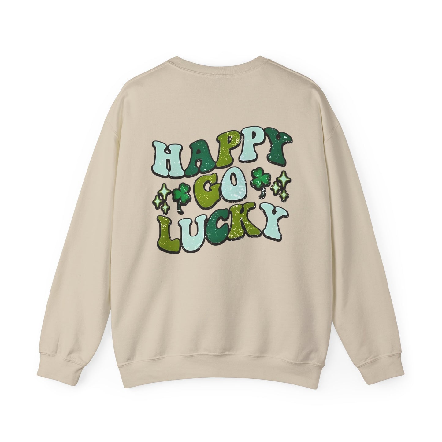 "Happy Go Lucky" Heavy Blend™ Crewneck Sweatshirt