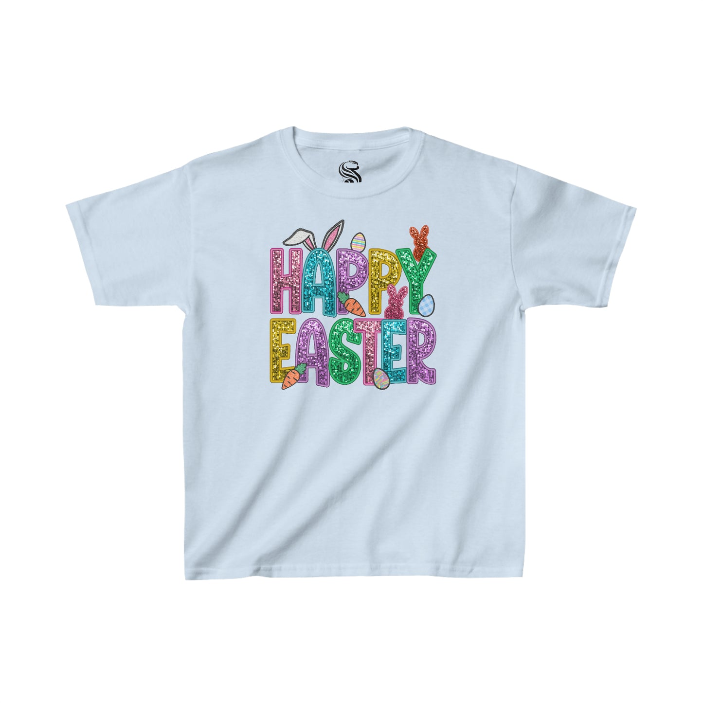 "Easter Sparkle" Kids Heavy Cotton Tee