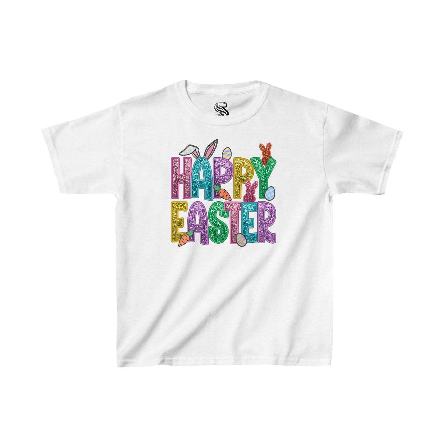 "Easter Sparkle" Kids Heavy Cotton Tee