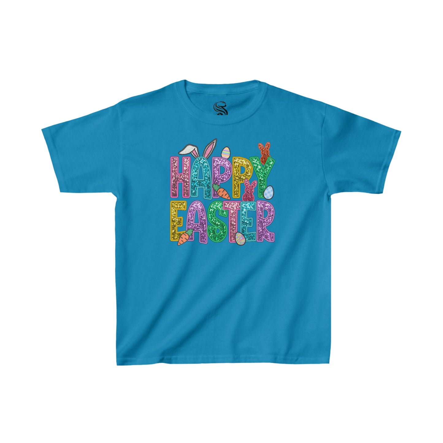 "Easter Sparkle" Kids Heavy Cotton Tee