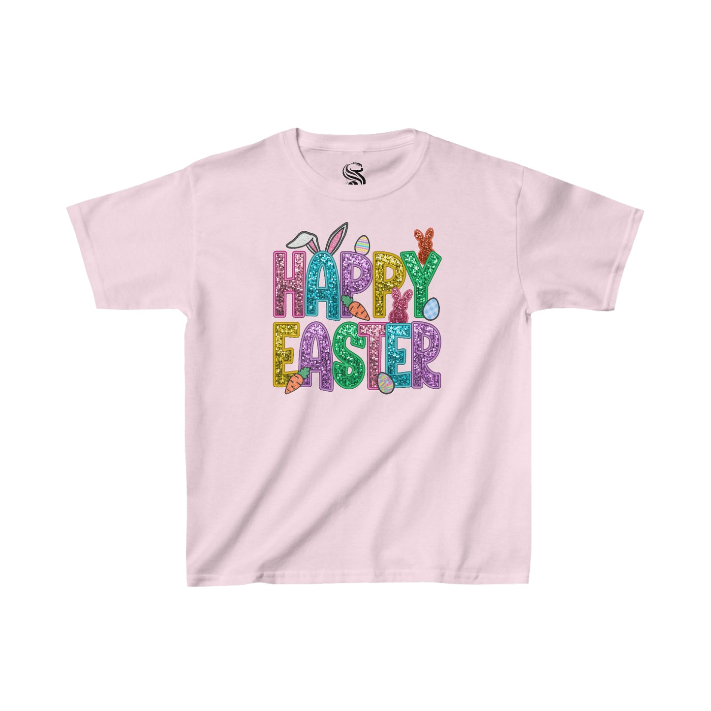 "Easter Sparkle" Kids Heavy Cotton Tee