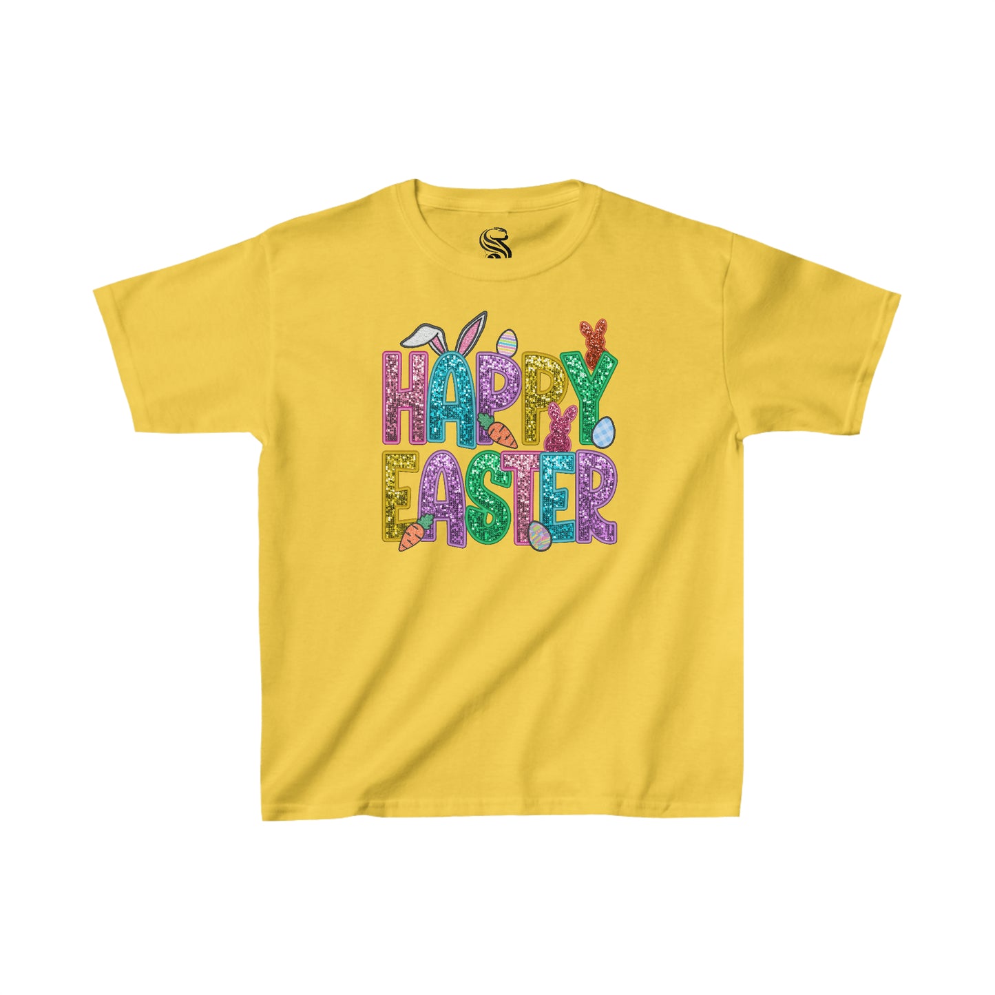 "Easter Sparkle" Kids Heavy Cotton Tee