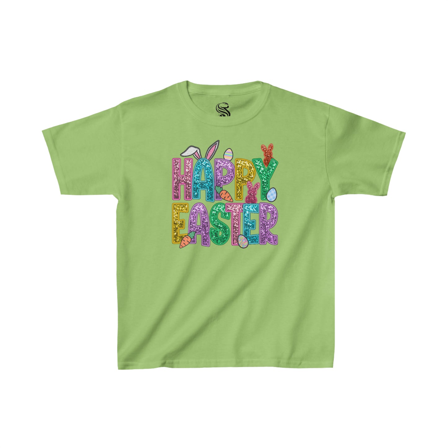 "Easter Sparkle" Kids Heavy Cotton Tee