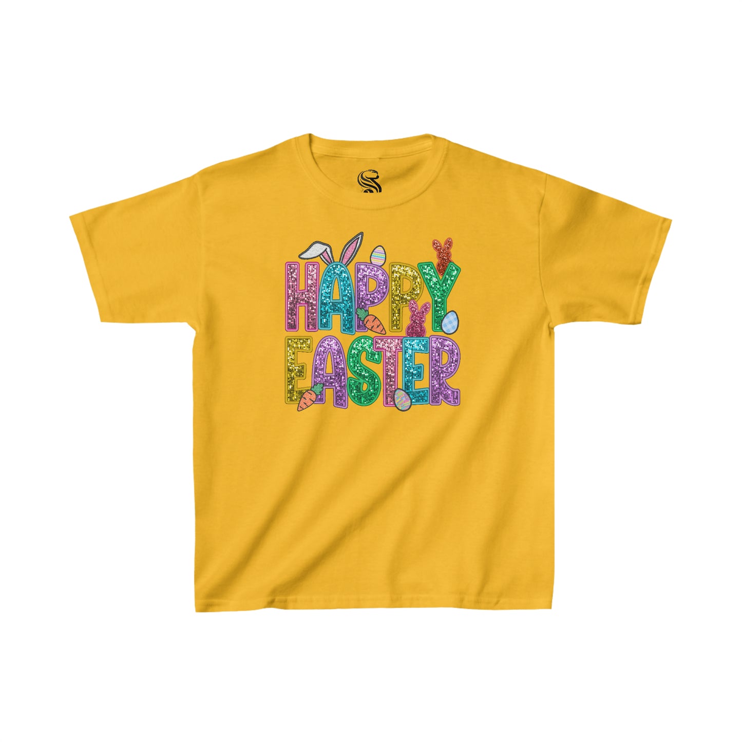 "Easter Sparkle" Kids Heavy Cotton Tee