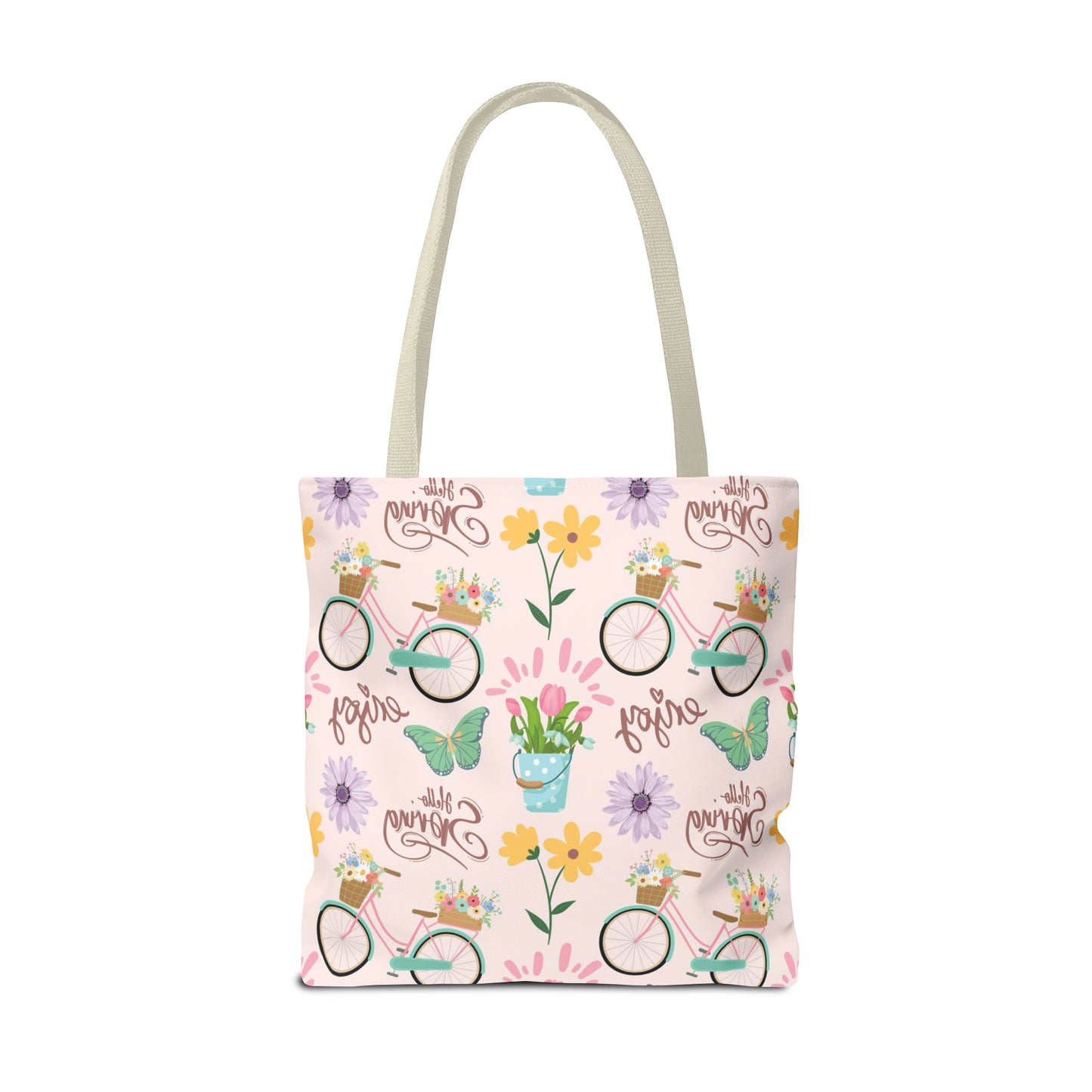 "Hello Spring" Tote Bag