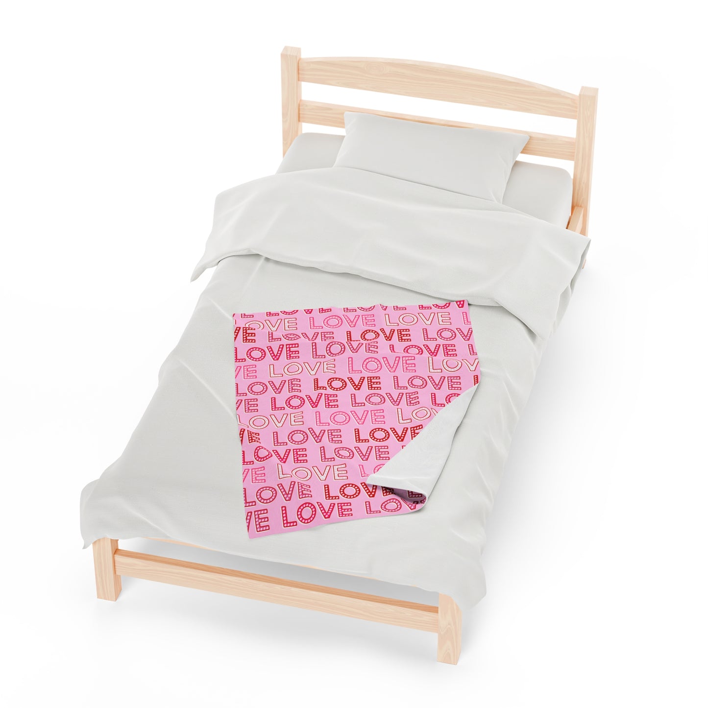 Love Velveteen Plush Blanket