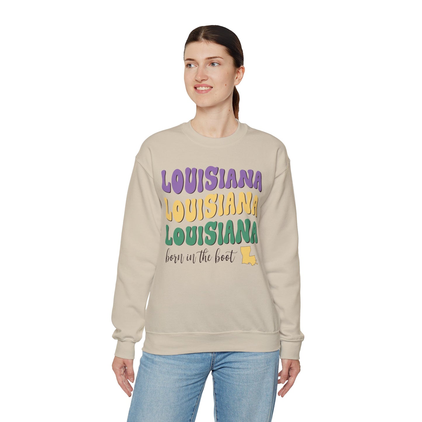 Louisiana Unisex Heavy Blend Crewneck Sweatshirt