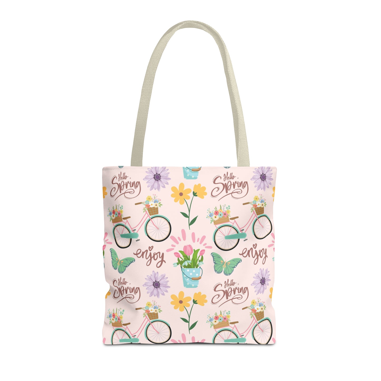 "Hello Spring" Tote Bag