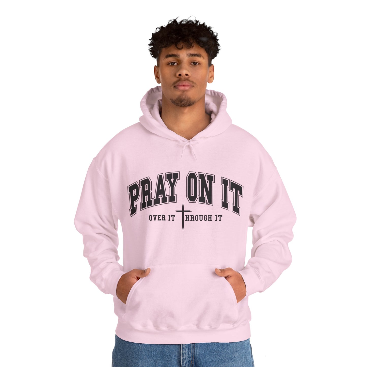 "Pray" Bold Unisex Heavy Blend Hoodie