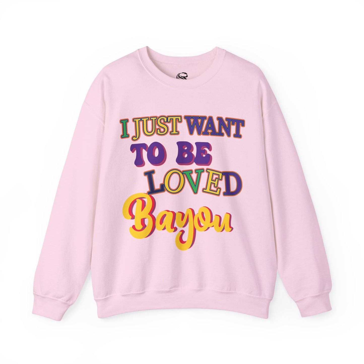 "Loved Bayou" Unisex Heavy Blend Crewneck Sweatshirt