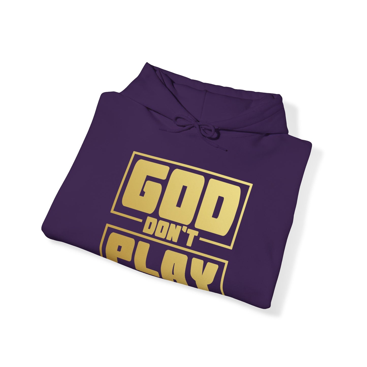 "God Don't Play About Me" Unisex Heavy Blend Hoodie