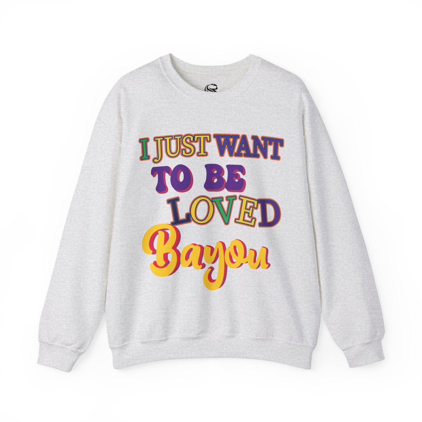 "Loved Bayou" Unisex Heavy Blend Crewneck Sweatshirt