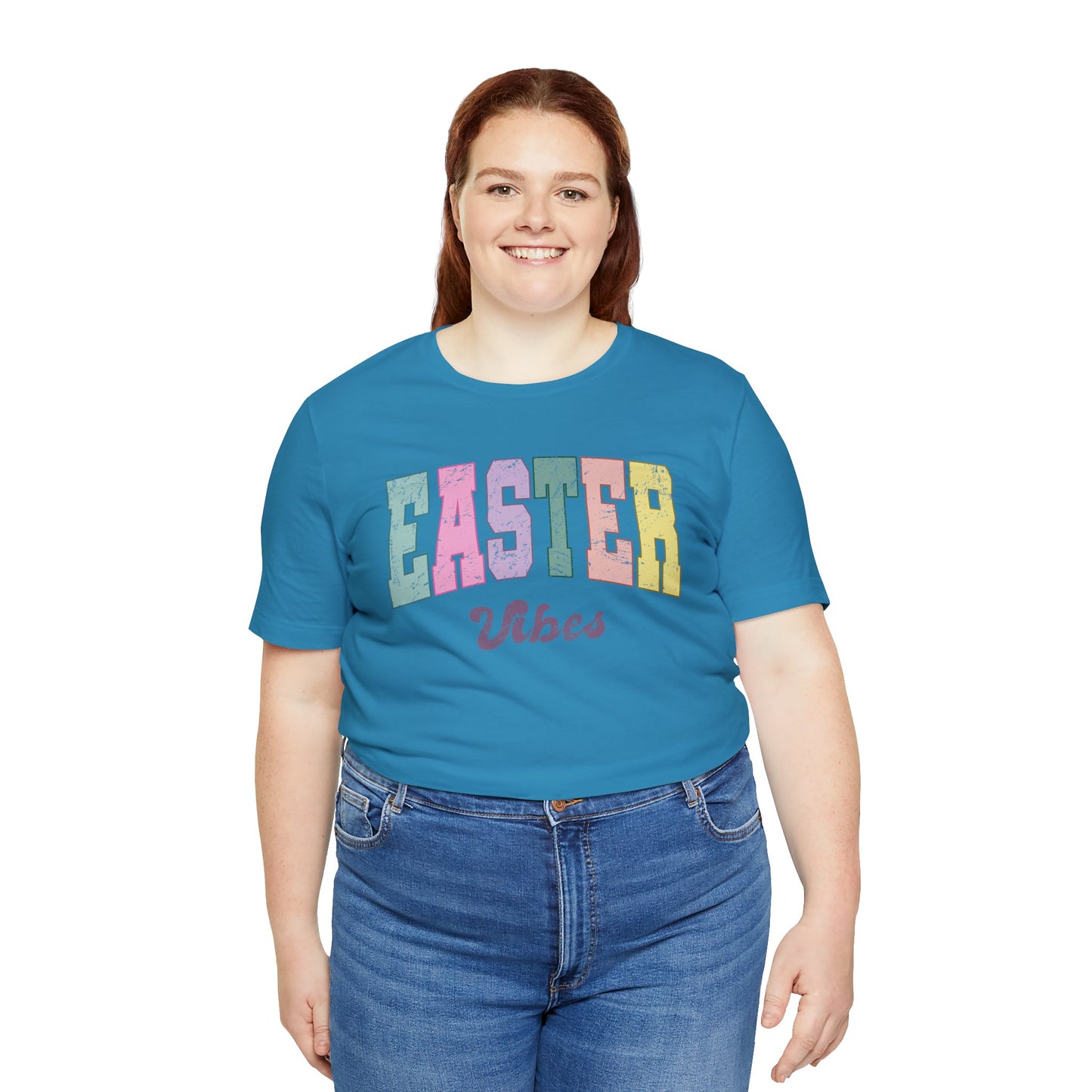 "Easter Vibes" Unisex Jersey Short Sleeve Tee