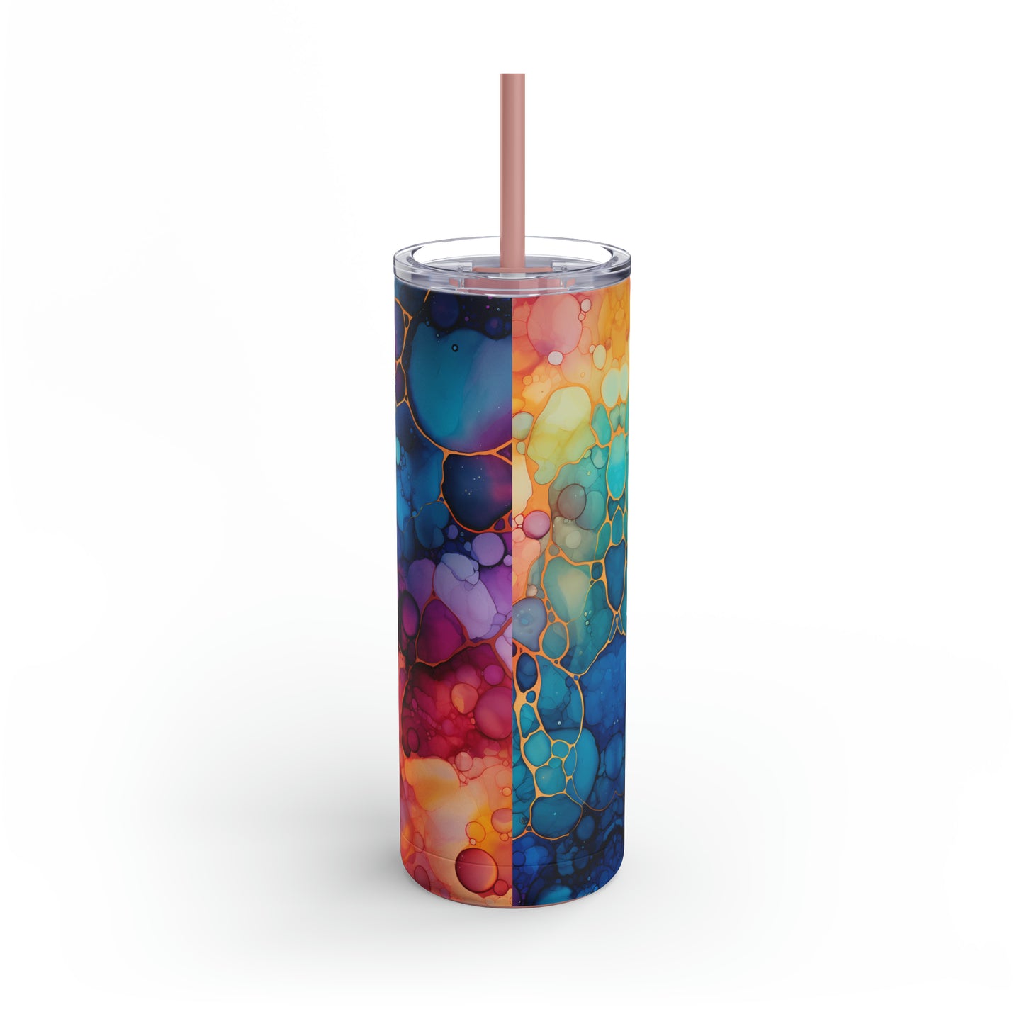 Colorful Skinny Matte Tumbler, 20oz