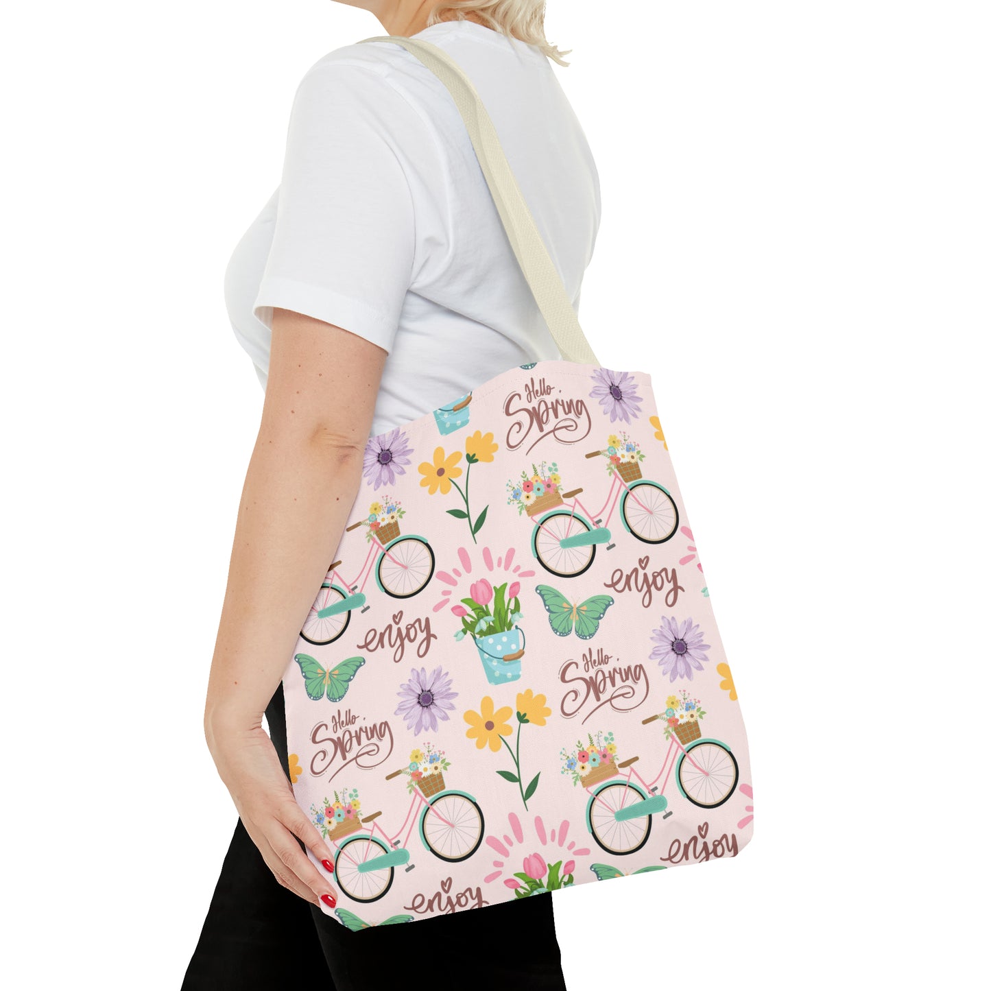 "Hello Spring" Tote Bag