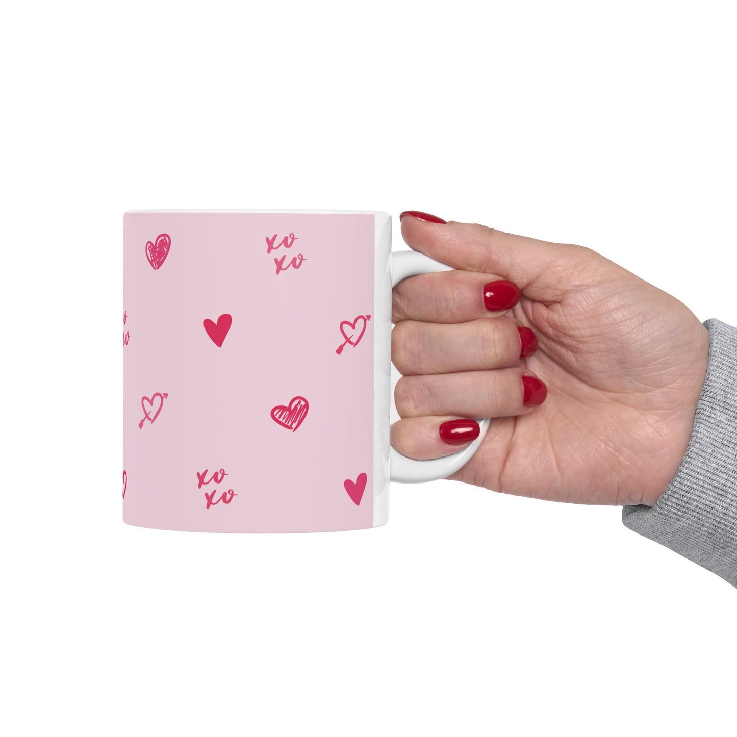 "Love is All You Need...And Coffee!" Ceramic Mug, (11oz, 15oz)