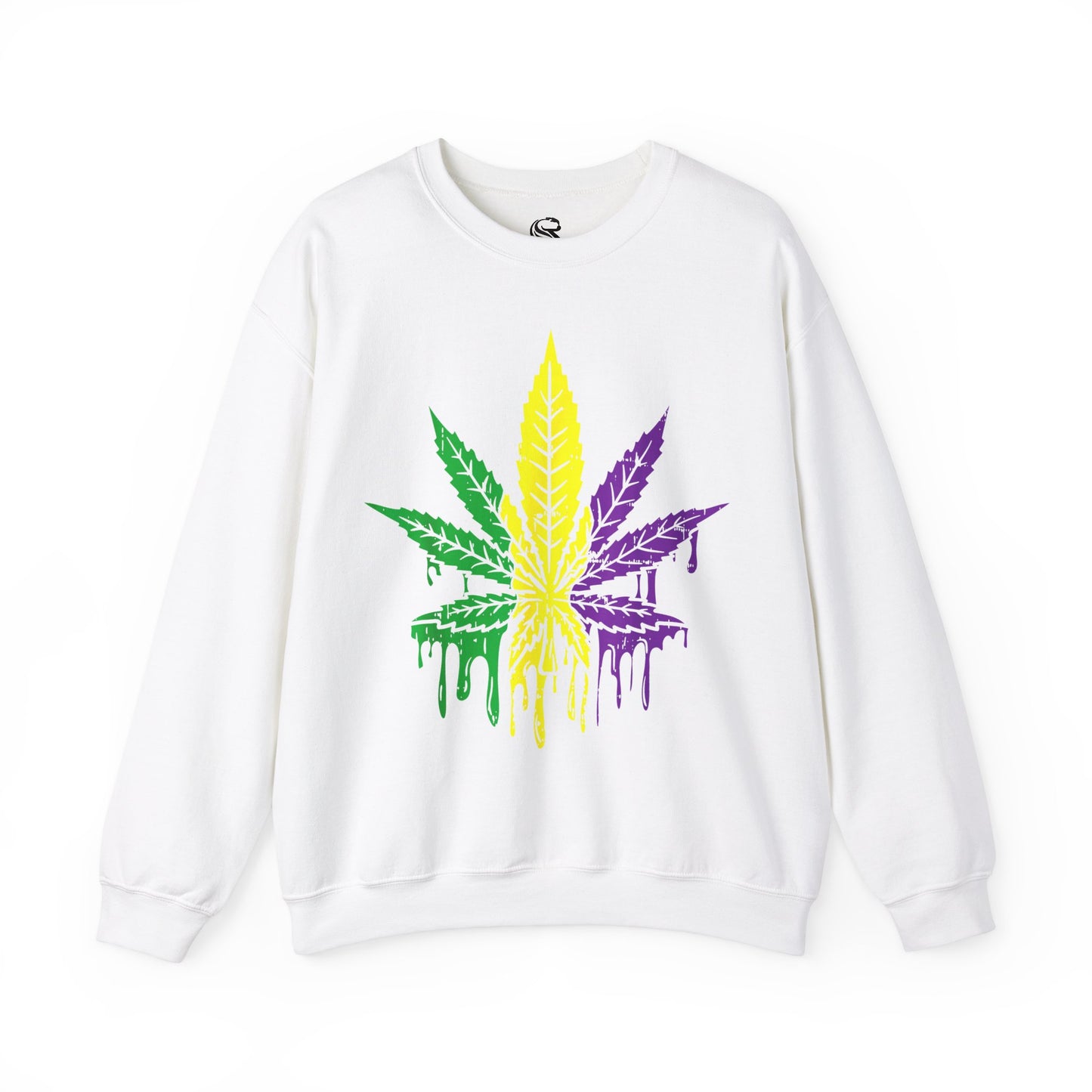 Plant Mardi Gras Unisex Heavy Blend Crewneck Sweatshirt