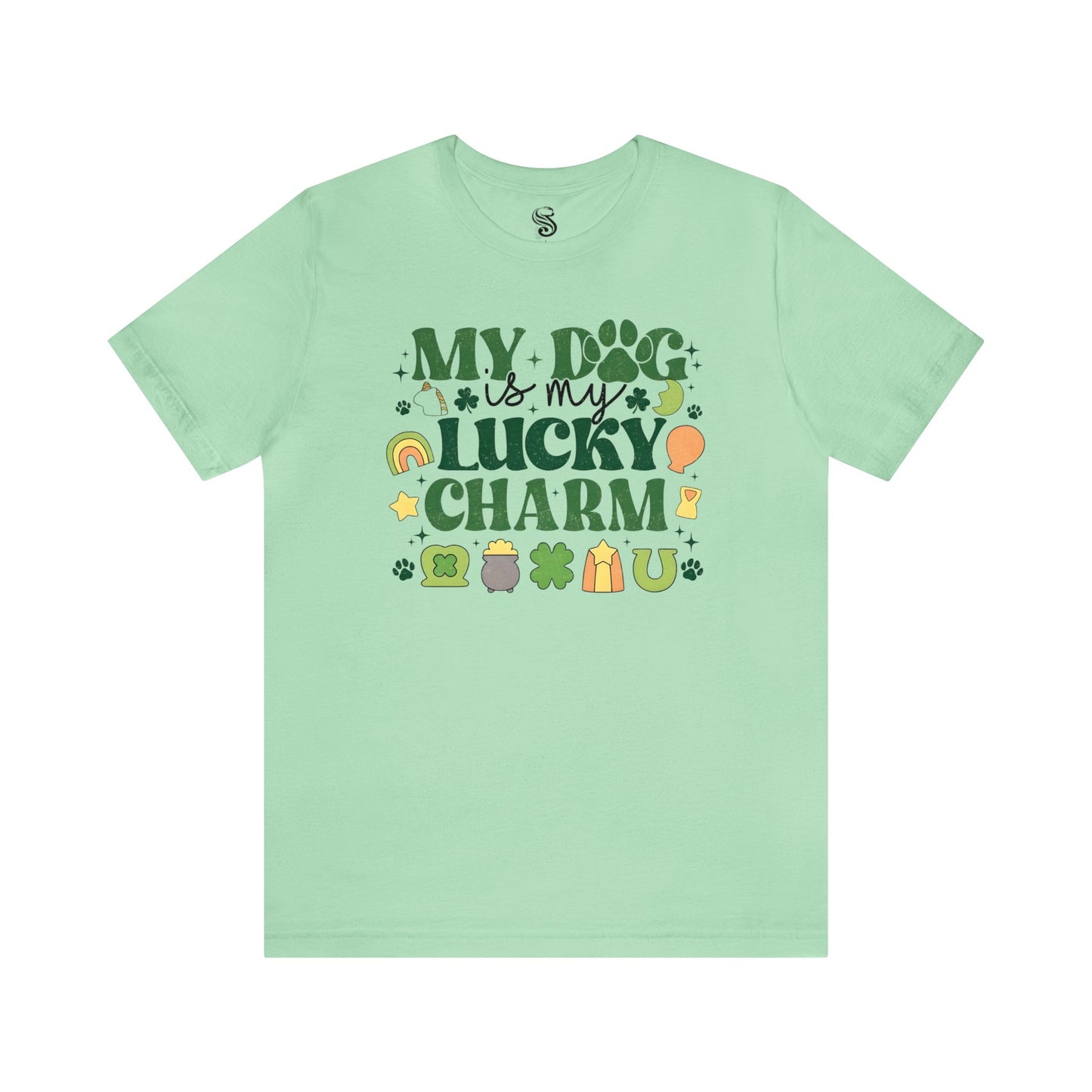 "Lucky Dog"  Unisex Jersey Short Sleeve Tee