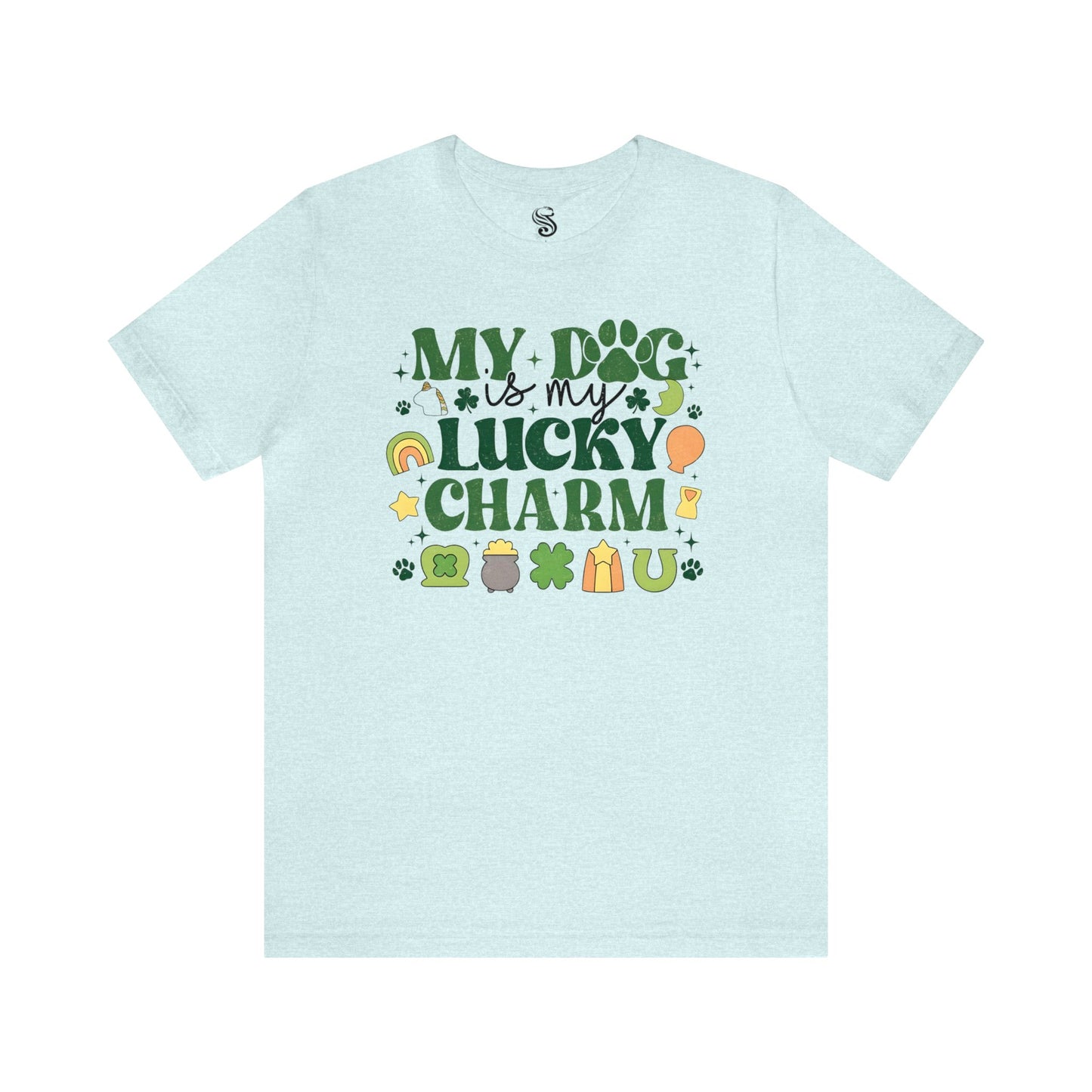 "Lucky Dog"  Unisex Jersey Short Sleeve Tee