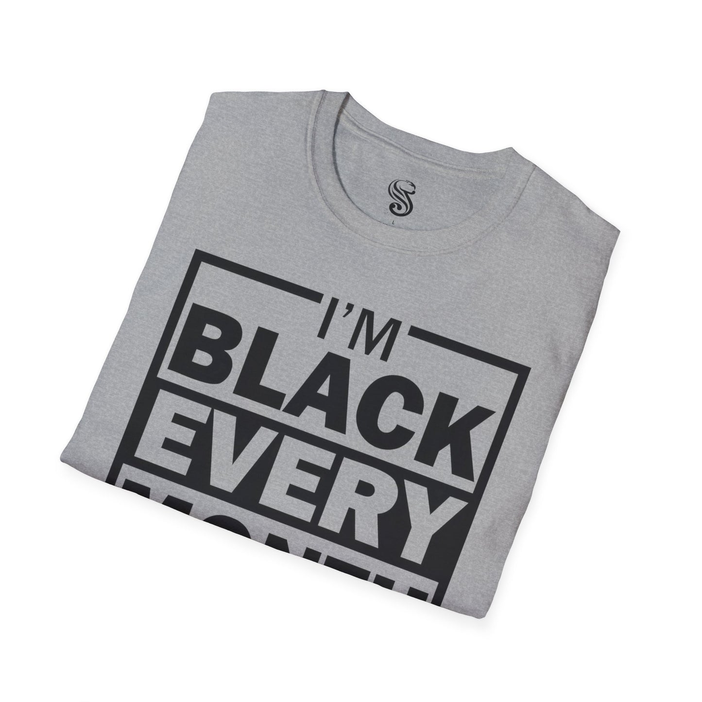 "Black Every Month" Unisex Soft-Style T-Shirt