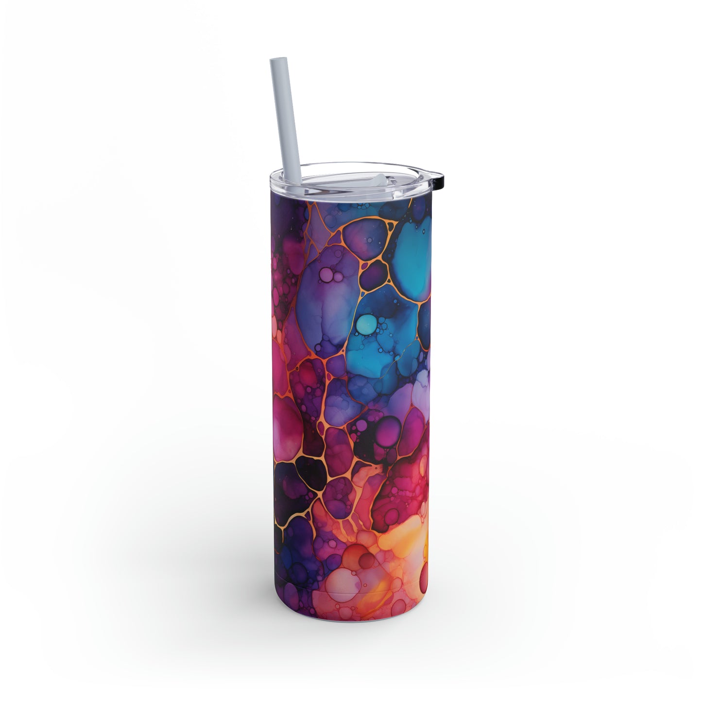 Colorful Skinny Matte Tumbler, 20oz