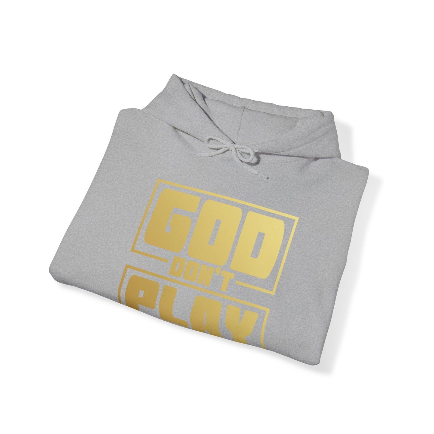 "God Don't Play About Me" Unisex Heavy Blend Hoodie