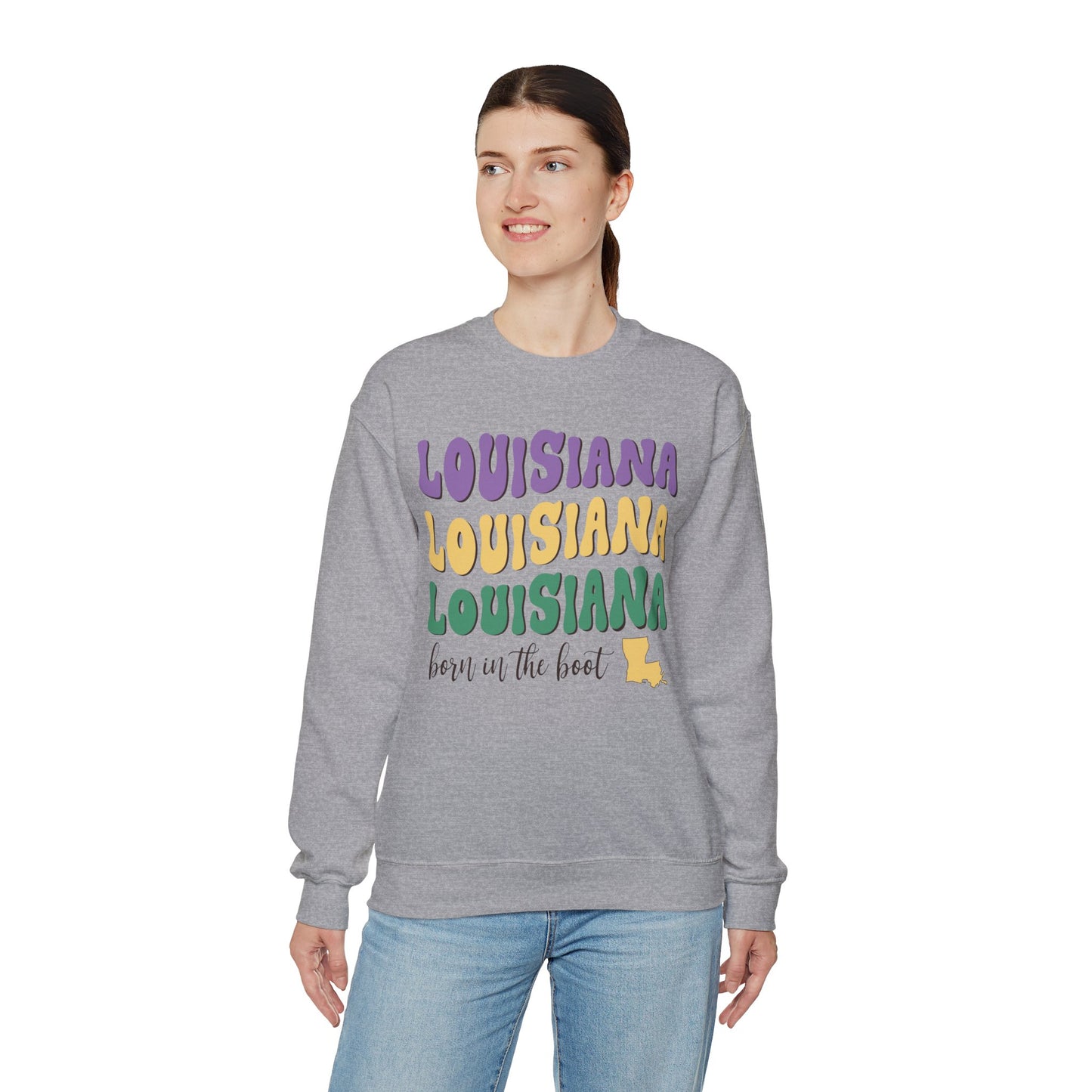 Louisiana Unisex Heavy Blend Crewneck Sweatshirt