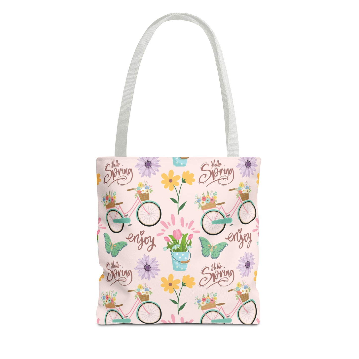 "Hello Spring" Tote Bag