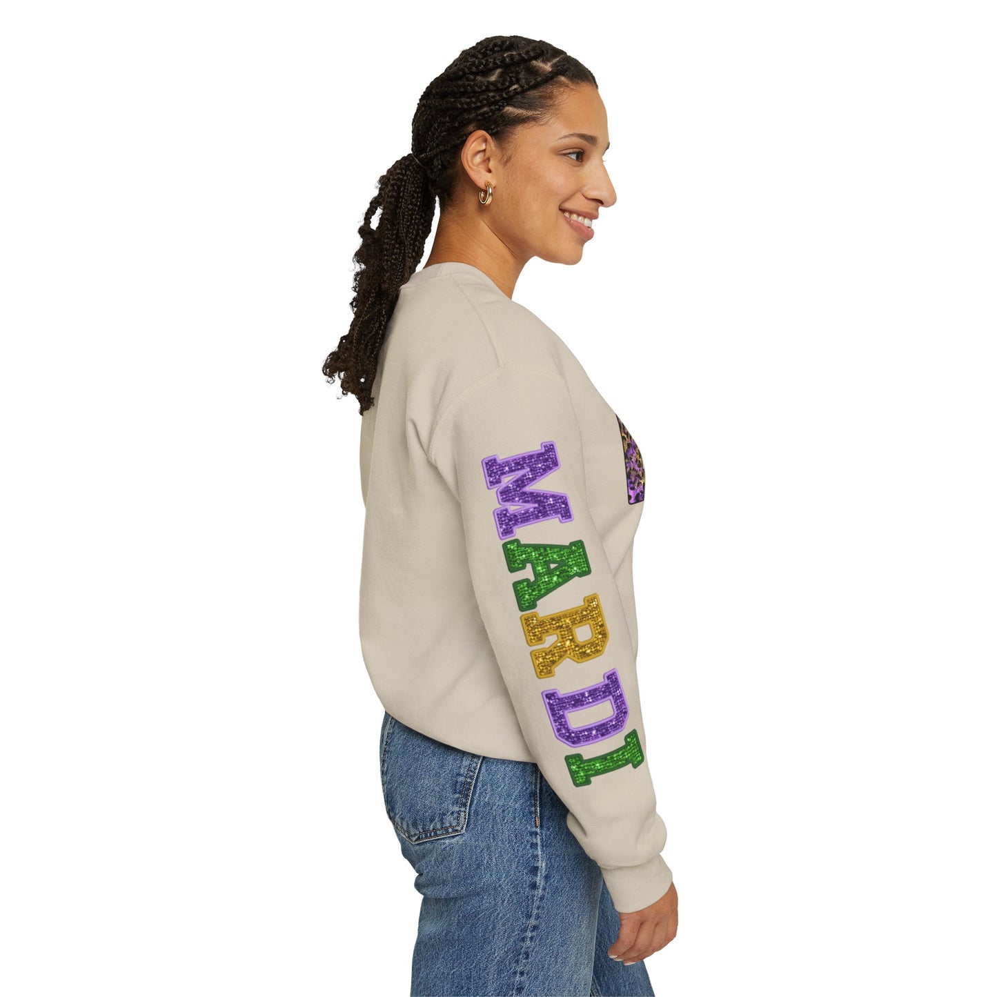 Love Mardi Gras Unisex Heavy Blend Crewneck Sweatshirt