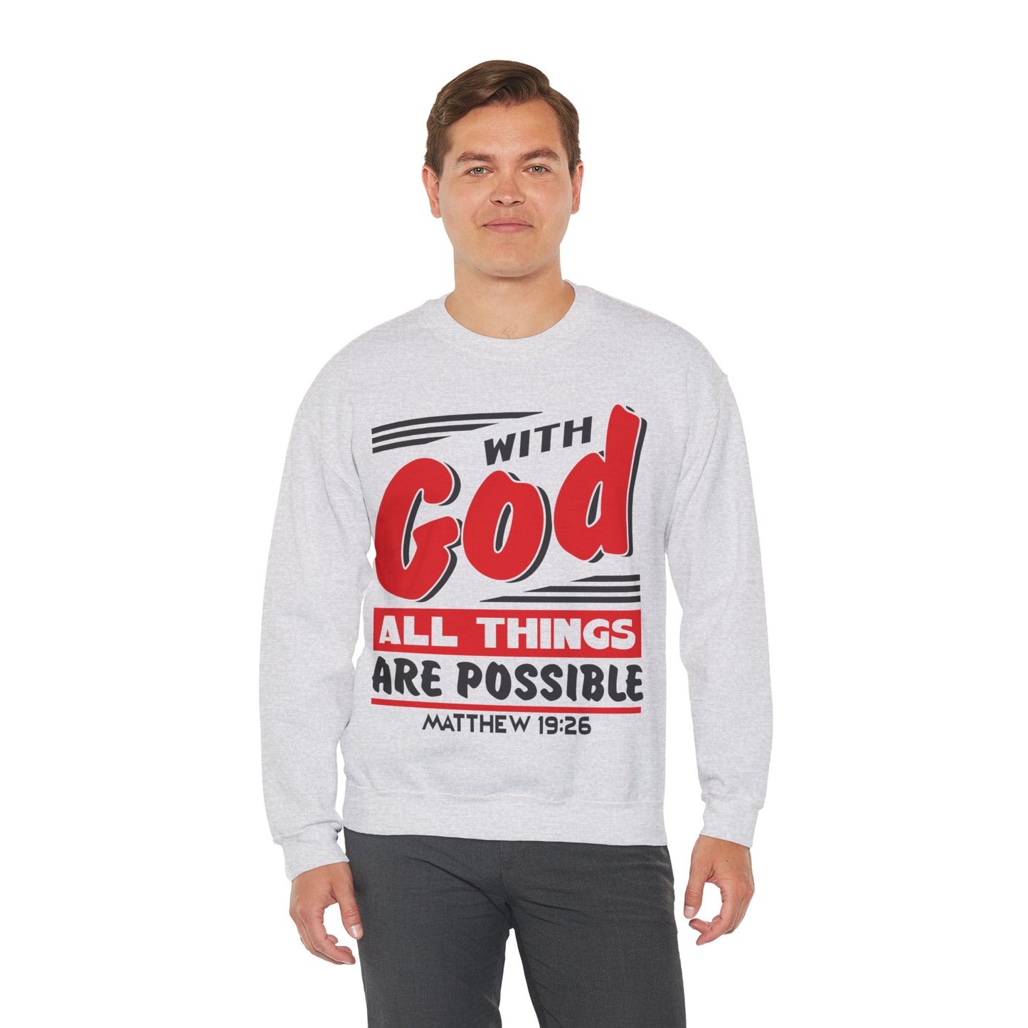 "Divine Possibilities" Heavy Blend Crewneck Sweatshirt