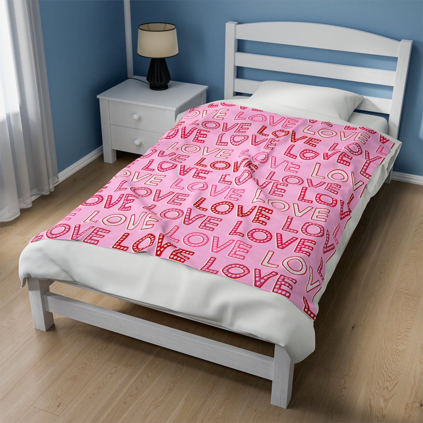 Love Velveteen Plush Blanket