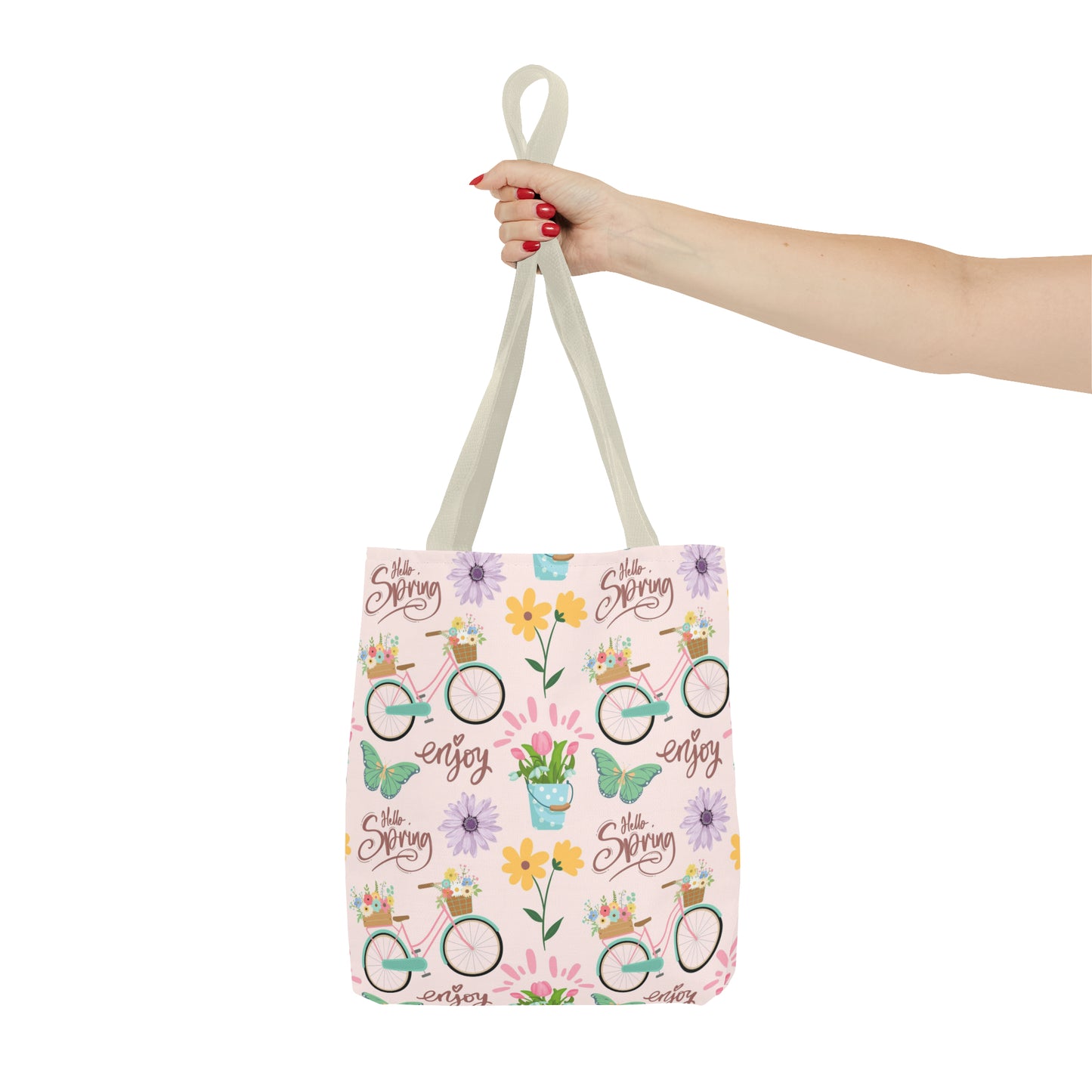 "Hello Spring" Tote Bag