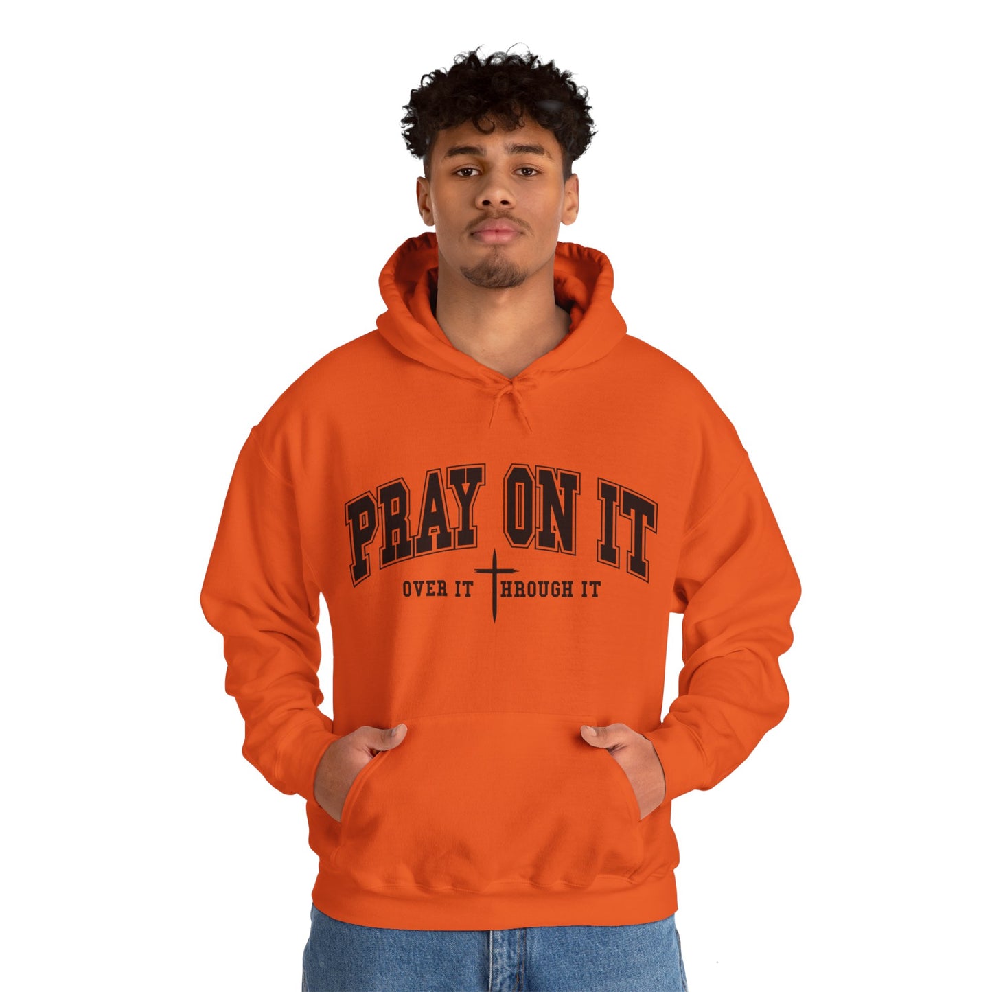 "Pray" Bold Unisex Heavy Blend Hoodie