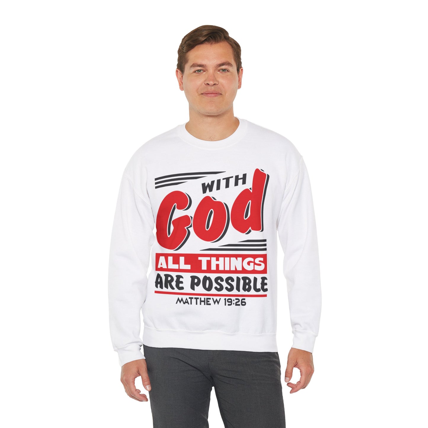 "Divine Possibilities" Heavy Blend Crewneck Sweatshirt