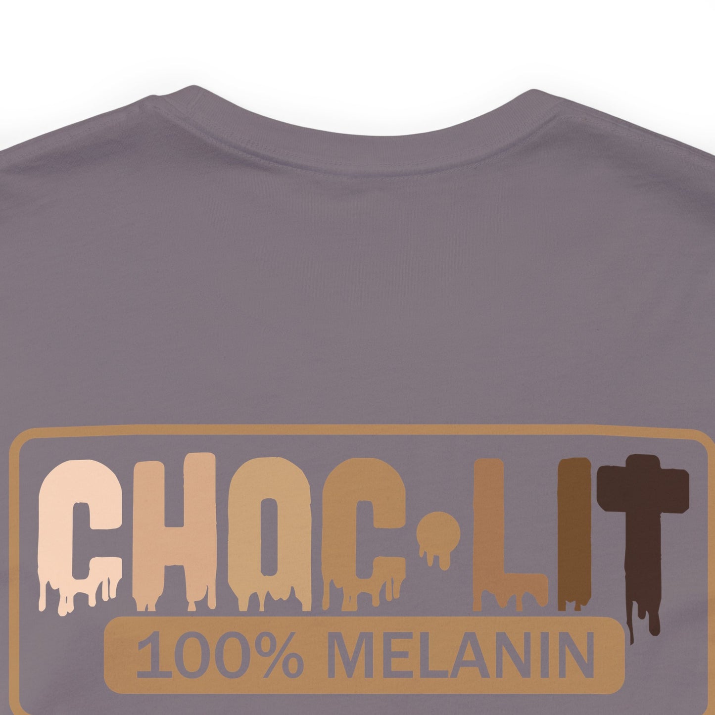 "Choc-Lit"  Unisex Jersey Short Sleeve Tee