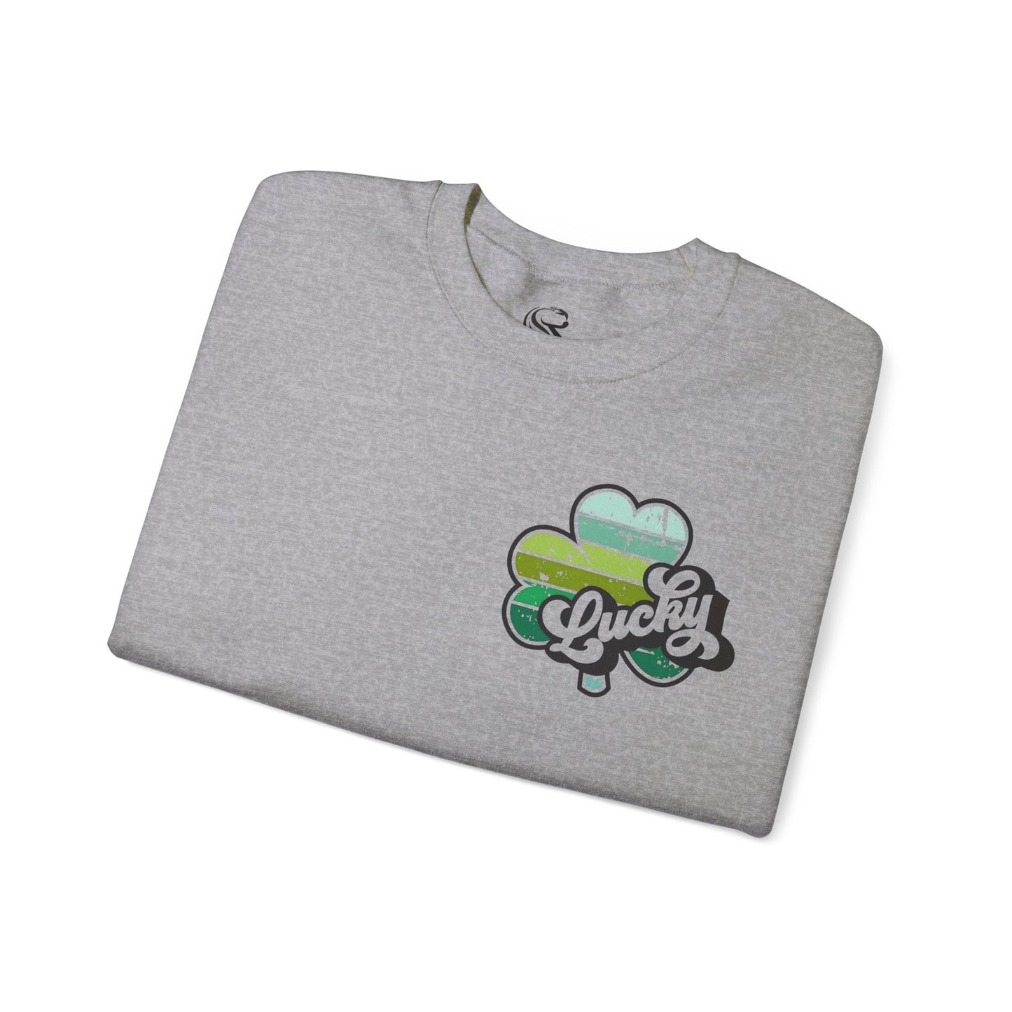 "Happy Go Lucky" Heavy Blend™ Crewneck Sweatshirt