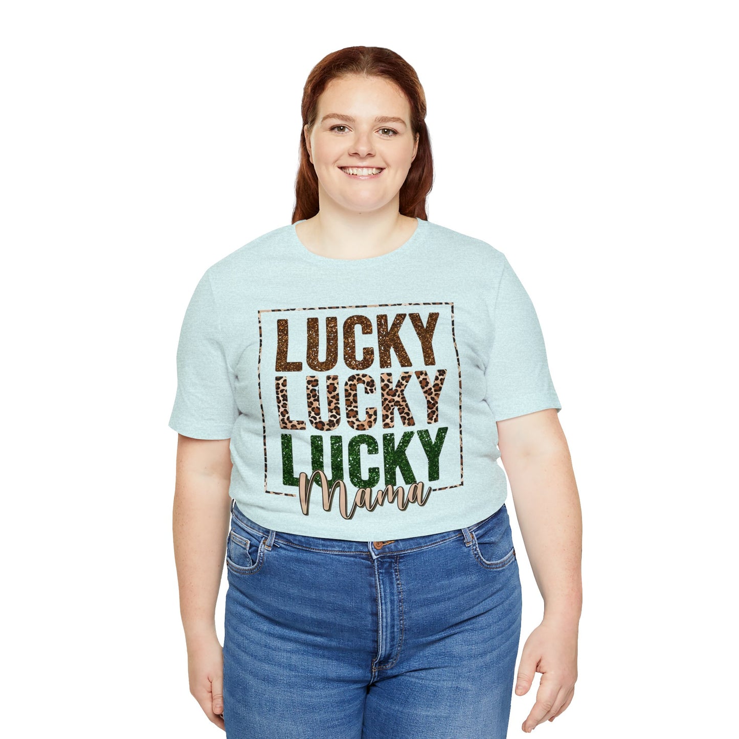 "Lucky Mama"  Unisex Jersey Short Sleeve Tee