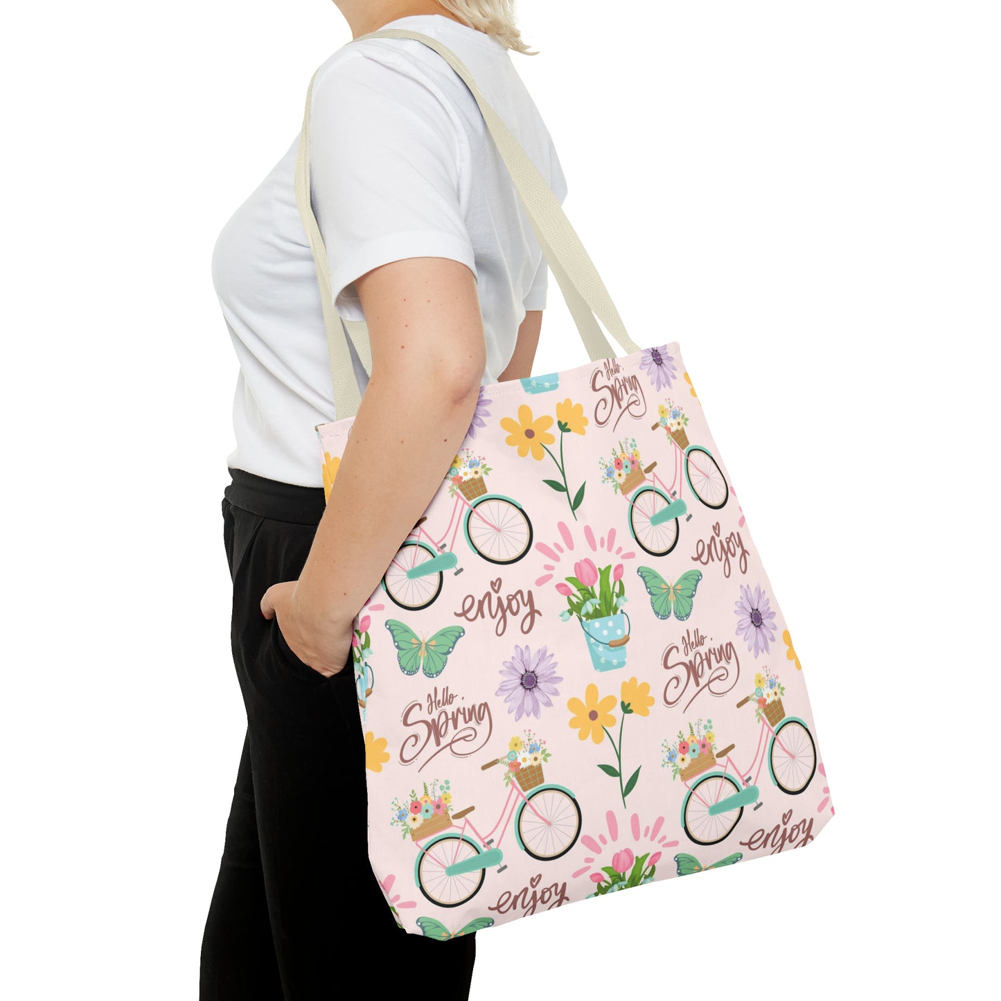 "Hello Spring" Tote Bag