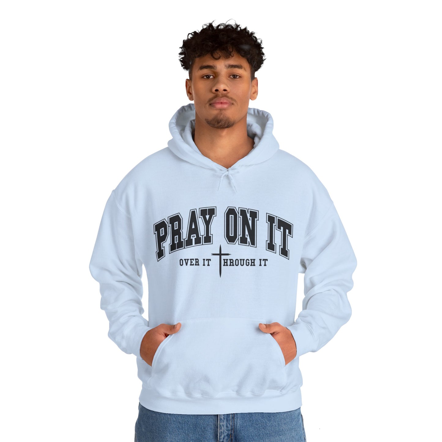 "Pray" Bold Unisex Heavy Blend Hoodie