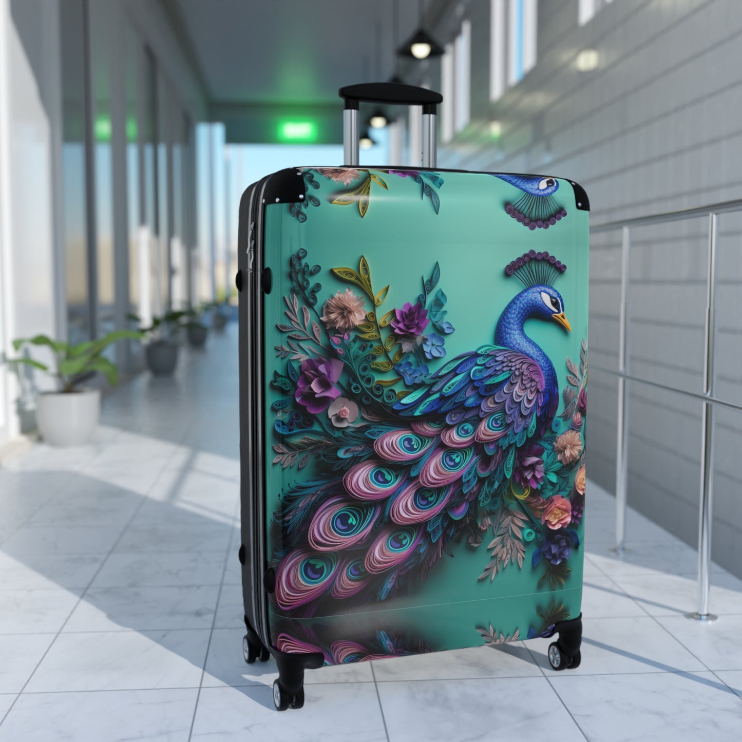 Peacock Suitcase