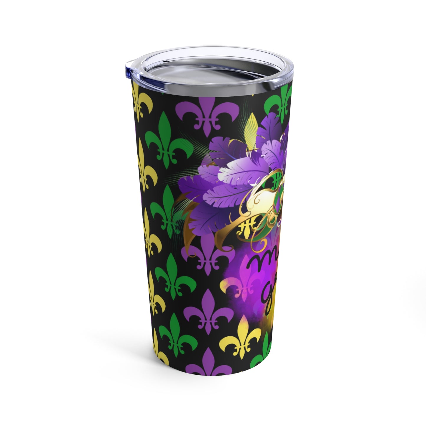 Mardi Gras Fleur-de-lis Variety Tumbler 20oz