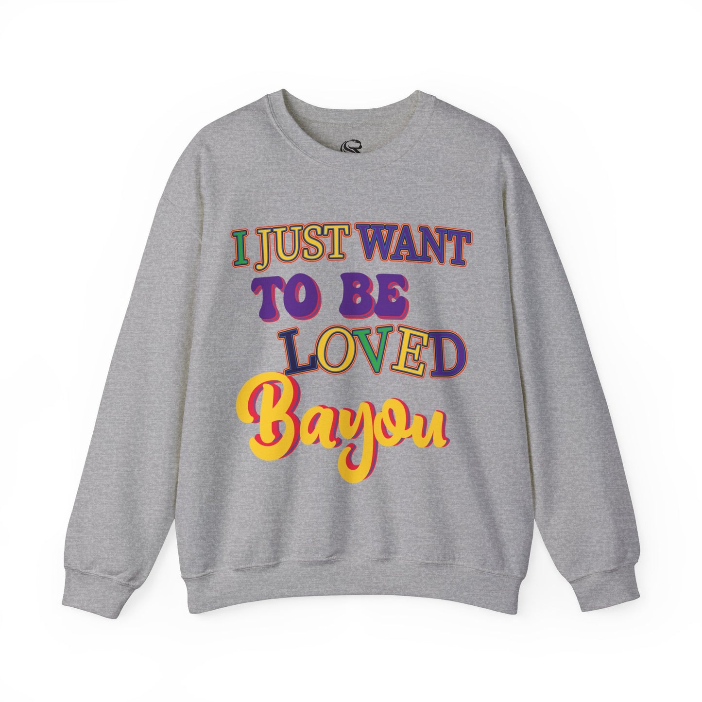 "Loved Bayou" Unisex Heavy Blend Crewneck Sweatshirt