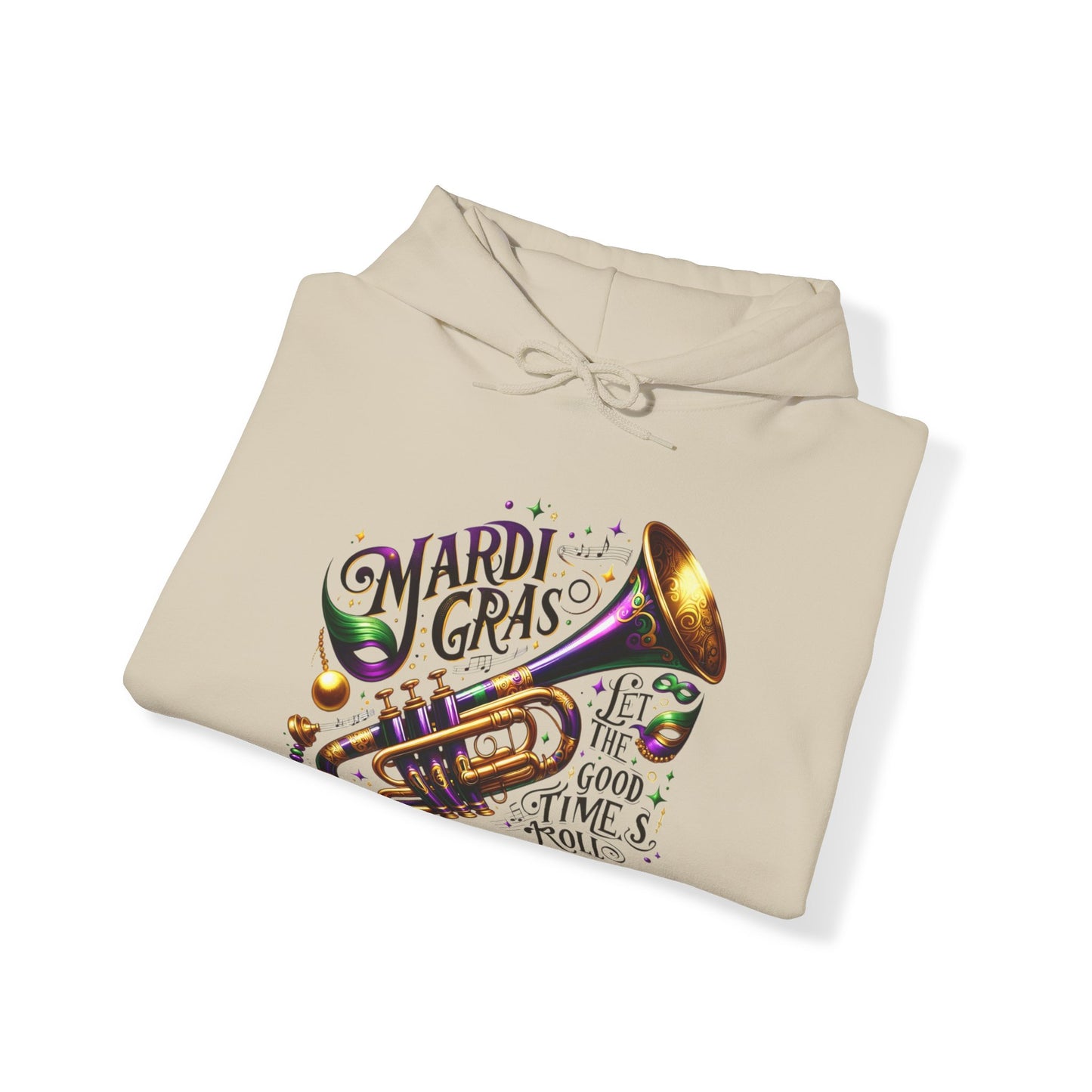 "Let The Good Times Roll" Mardi Gras Unisex Heavy Blend Hoodie