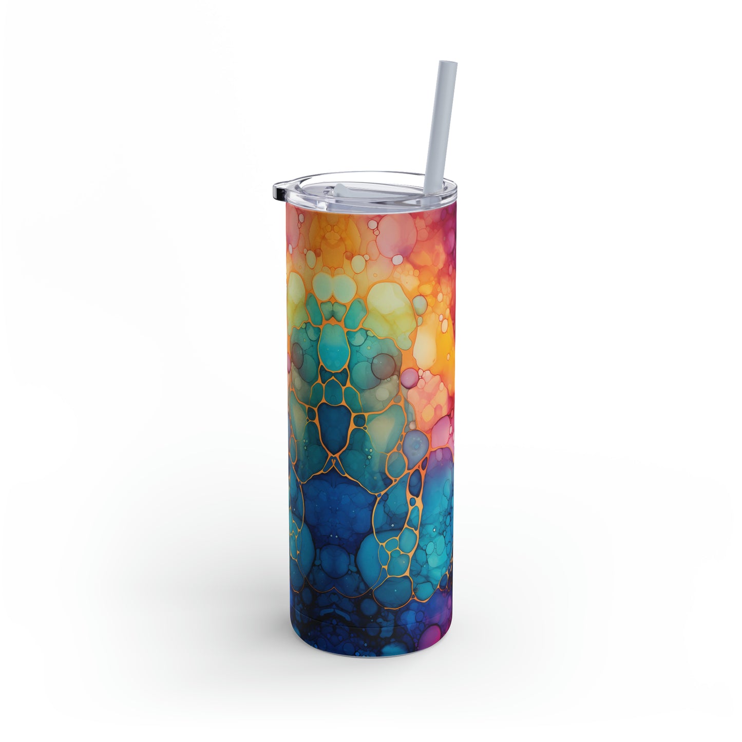 Colorful Skinny Matte Tumbler, 20oz