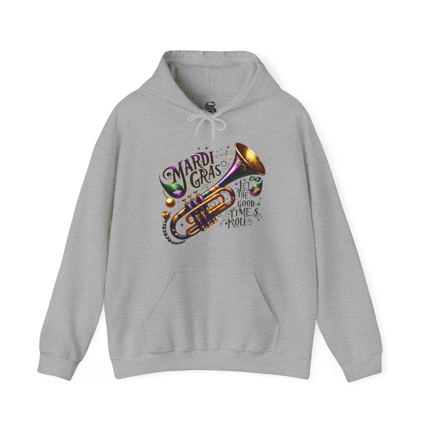 "Let The Good Times Roll" Mardi Gras Unisex Heavy Blend Hoodie