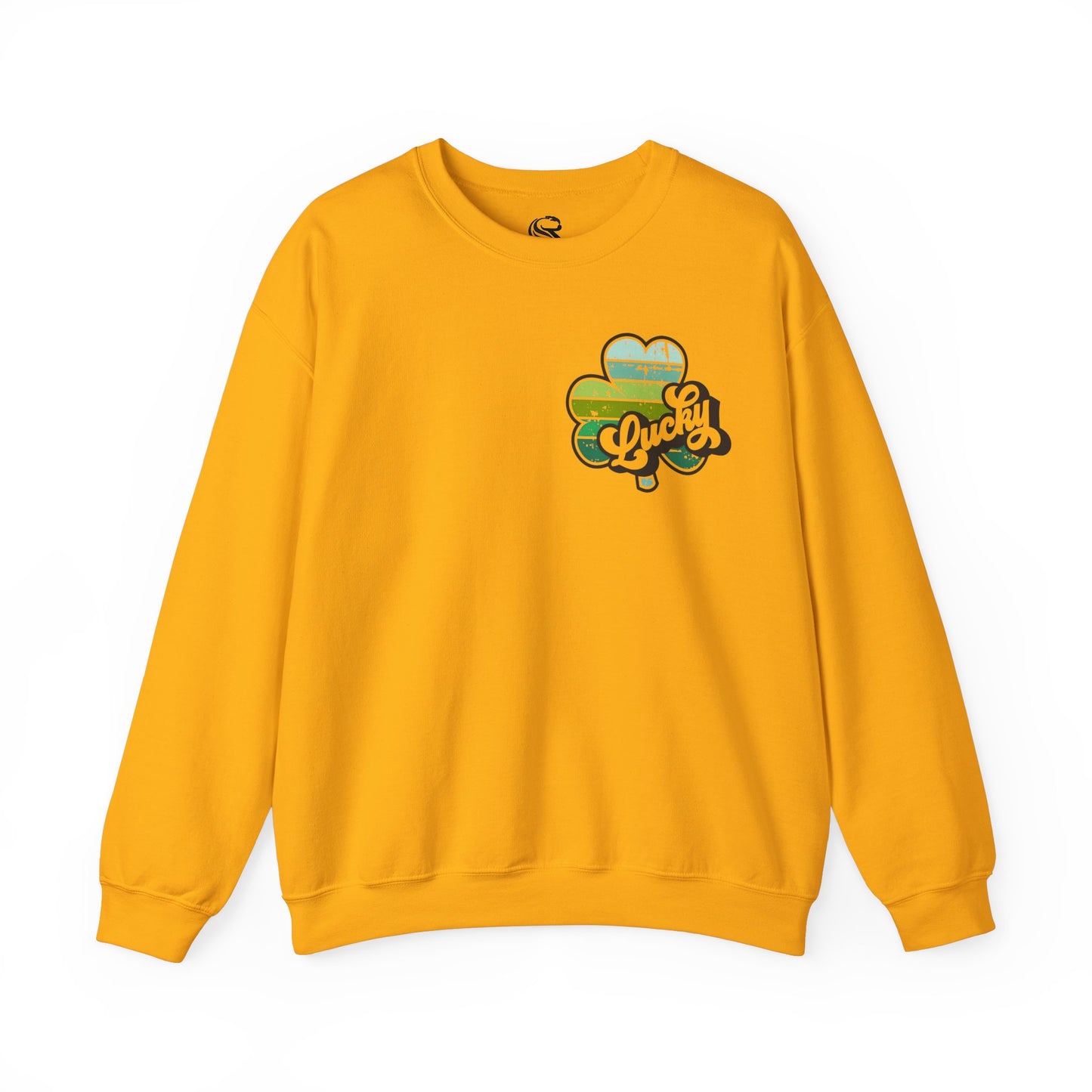 "Happy Go Lucky" Heavy Blend™ Crewneck Sweatshirt